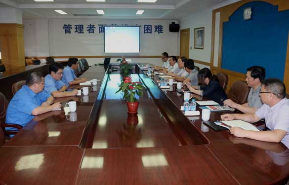 省經(jīng)信委電力能源處領導一行來上上電纜調(diào)研