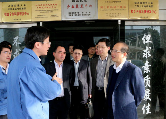 溧陽市委常委、常務副市長周衛(wèi)中來上上集團督查